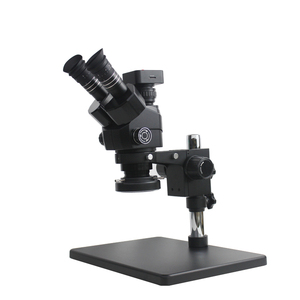 Microscopio Trinocular Digital KINGMAX 6X a 60X, Puerto USB, cámara electrónica, microscopio negro, pieza OEM 1:10, 100mm, 6-60X - Product Image 1