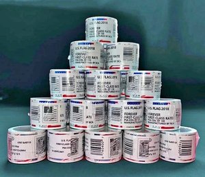 Cổ điển Bưu Chính gửi thư tem tiền Bưu Chính tem Sticker vận chuyển nhãn mãi mãi gửi thư tem thư dán tình yêu Bộ sưu tập - Product Image 5