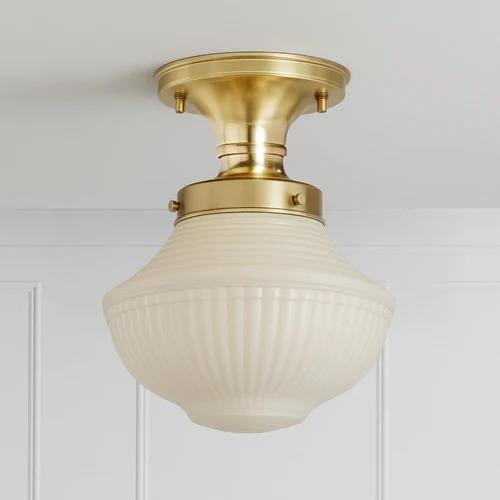 Laiton vieilli et blanc ivoire