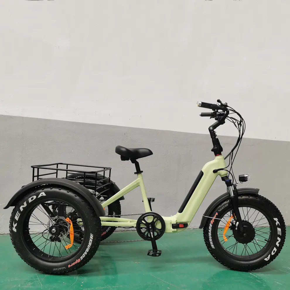 Joy bikes Faltbare elektrische Dreiräder China Erwachsene Dreirad klappbare elektrische Fracht Fahrrad Trike für Fracht Lieferung 48v 500w