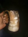 ビール愛好家のための高品質のカスタム刻印ホーンマグパーソナライズされたホーンカップを輸出インドからのギフトのアイデアと特別な機会