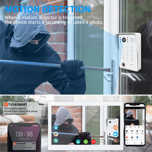 Sistema de intercomunicación de seguridad inteligente Pantalla HD de 10 pulgadas Monitoreo remoto a través de la aplicación Le proporciona múltiples métodos de desbloqueo - Product Image 4
