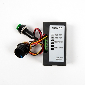 CCM5D pantalla Digital LED PWM controlador de Motor 6V 12V 24V regulador de Control de velocidad ajustable protección de apagado permanente - Product Image 1