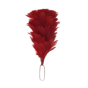 Bán Buôn Lông Chùm Hackle Vàng Glangarry Mũ Chùm Hackles Lông Hackle Hat Chùm - Product Image 1