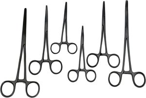 Çok renkli gökkuşağı renk Ultimate Hemostat Set kavisli ve düz İpucu balıkçılık forseps kilitleme forseps üreticisi - Product Image 2