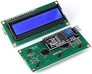 Lcd1602 ic2 ii2 Lcd 1602 modulo schermo blu 16 x2 carattere Lcd ic2 ii2 modulo Lcd1602 1602 modulo Lcd blu