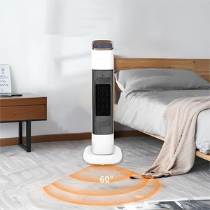 Ptc gốm xách tay nóng quạt nóng điện phòng nóng hiển thị kỹ thuật số điều khiển từ xa cài đặt nhiệt độ hẹn giờ - Product Image 2