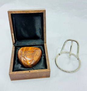 Rosewood tim lưu niệm urn cho Ashe hỏa Táng urn cho chết vẫn còn cống nạp cho cha của bạn hoàn hảo cho tình yêu một với khắc hộp - Product Image 2