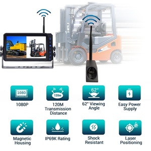 MELIA AI BSD Reverse Camera AHD Pedestrian <strong>Detection</strong> <strong>System</strong> for Excavator Loader Forklift Crash Alarm <strong>Collision</strong> Avoidance - Product Image 3