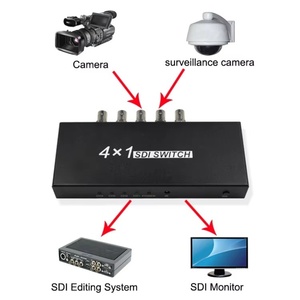 Conmutador de salida de vídeo 3G SDI 4 en 1, distribución de 1x4 para monitor de cámara - Product Image 5