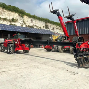 Yeni 4x4 tekerlekten çekiş EPA dizel motor teleskopik Handler 17m bom Heave 3ton yük teleskopik Forklift 4WD Telehandler - Product Image 1