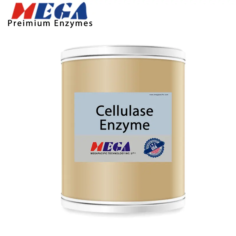 Bột Enzyme Cellulase MEGA 3.000u/G Mới Mài Mòn Trực Tiếp Từ Nhà Máy Chất Lượng Sinh Học Denim CAS 9012-54-16