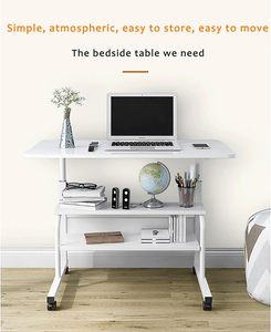 Nuevo Escritorio de estudio de computadora multifuncional, mesa portátil ajustable portátil plegable para cama