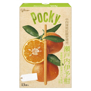 Pocky Setouchi iyokan สีส้มจากแท่งครีมบิสกิต31กรัม x 10กล่อง x 6บล็อก - Product Image 3