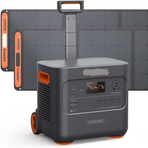 最佳交易新3000 PRO 400瓦太阳能发电站 | 3024Wh，快速充电，2x200W面板，锂离子电池，便携式汽车电源
