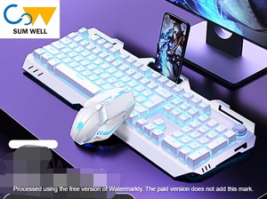 Real Mechanical Feel <strong>Keyboard</strong> and Mouse Set Wired E-sports Game Dedicated <strong>Keyboard</strong> and Mouse Wireless <strong>Computer</strong> Desktop - Product Image 2