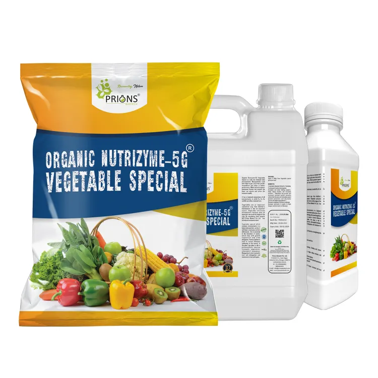 Fertilizante orgánico Soluble en agua de alta calidad, Nanozyme-5G orgánico especial para vegetales, micropigmento para cultivo