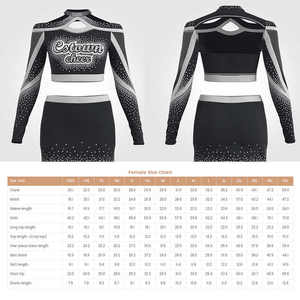 Amigo kostüm Cheer kızlar üniforma toptan amigo formaları OEM özelleştirilmiş desen süblimasyon amigo üniformaları - Product Image 6