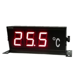 Pantalla de temperatura digital grande de LED, tipo K, PT100, 4-20mA, 2 unidades - Product Image 1