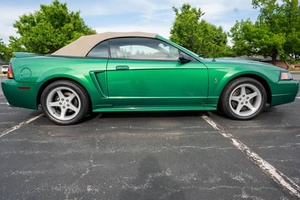 1999 f-o-r-d mu-s-t-a-ng SVT Cobra cabrio ~ 54000 mil 5 vitesli manuel elektrikli yeşil metalik bazı değişiklikler - Product Image 2