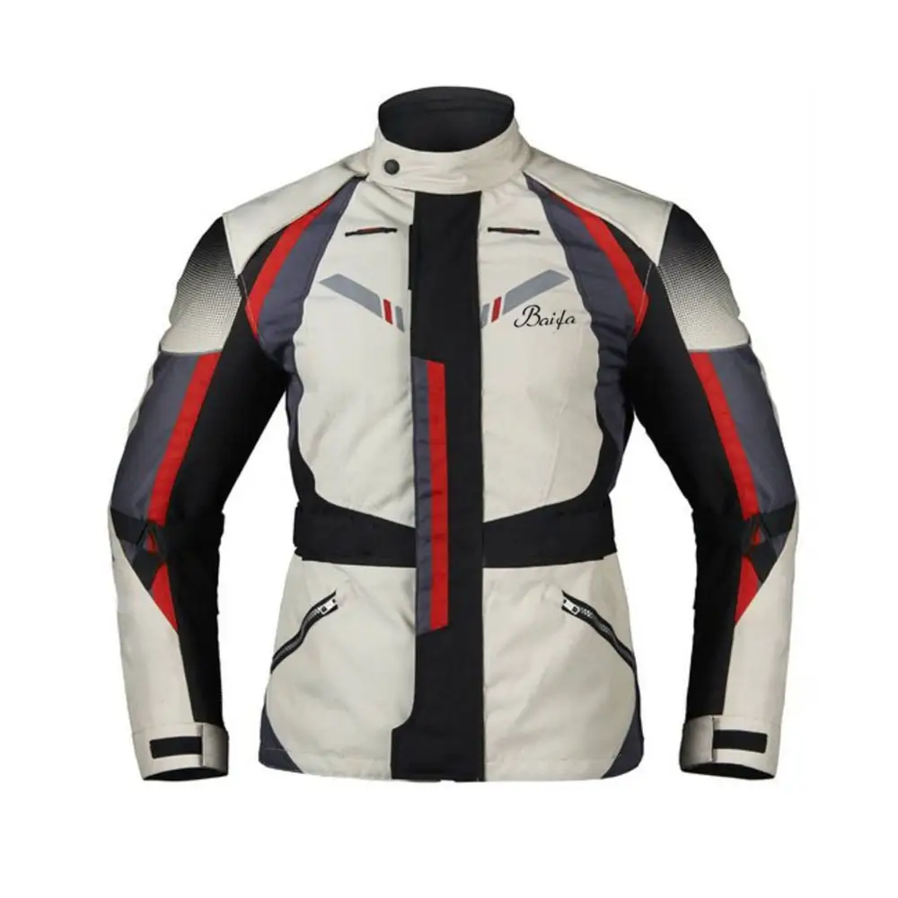 पुरुषों की नई मोटरसाइकिल बाइकर गुणवत्ता कपड़ा जैकेट थोक सबसे अच्छी कीमत महिलाओं मोटरबाइक कपड़ा जैकेट