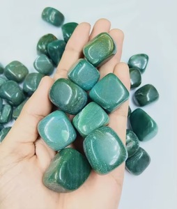 Toptan en kaliteli nefrit yeşim eskitme taşlar doğal cilalı yeşil kristal şifa takla taşlar taş kalem - Product Image 2