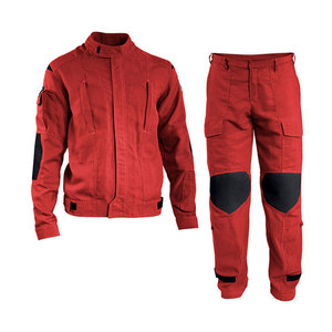 Itfaiyeci pantolon ceket için yangın söndürme takım kırmızı Set PVC katmanlı anti-yüksek sıcaklık yangın acil profesyonel kurtarma takım - Product Image 5