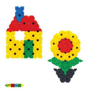 Gelişmiş temel 400 parça yapı taşı seti 1:72 ölçekli eğitim inşaat oyuncak çağlar için kılavuz kitap ile 4 + plastik malzeme - Product Image 4
