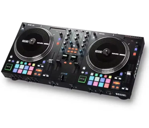 本格的なレーンONE 2チャンネルプロ7電動ターンテーブルスタイルデッキDJコントローラー - Product Image 2