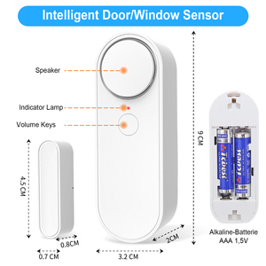 Daytech 2025 dispositivo di attivazione WiFi intelligente Tuya MINI Wifi sensore per finestre/porte uso domestico batteria di allarme in loco - Product Image 3