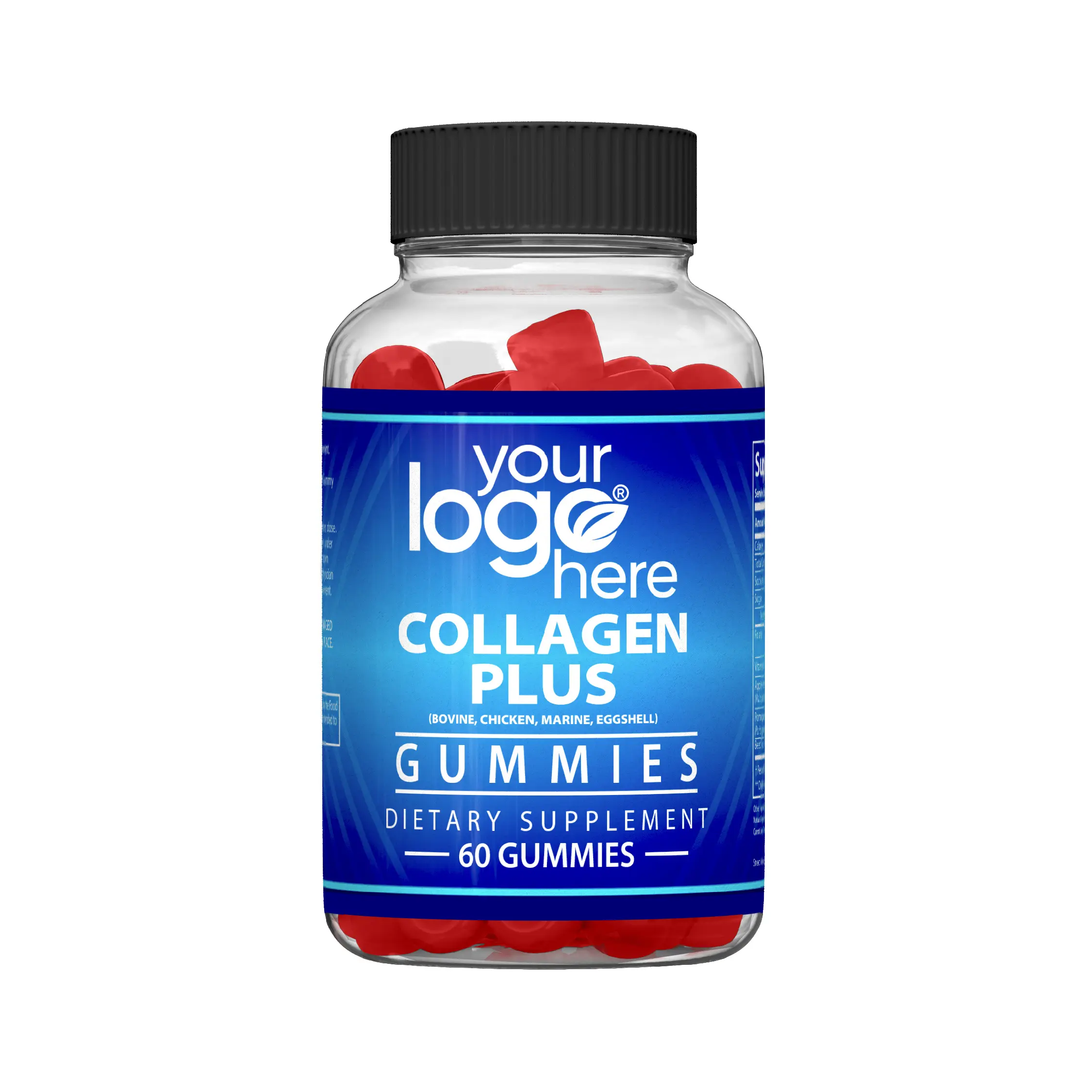 OEM Collagen Gummies với Biotin vitamin C cho tóc/móng tay/da khỏe mạnh chế độ ăn uống bổ sung collagen Gummies