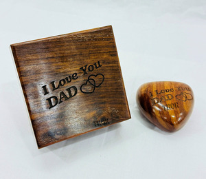 Rosewood tim lưu niệm urn cho Ashe hỏa Táng urn cho chết vẫn còn cống nạp cho cha của bạn hoàn hảo cho tình yêu một với khắc hộp - Product Image 4