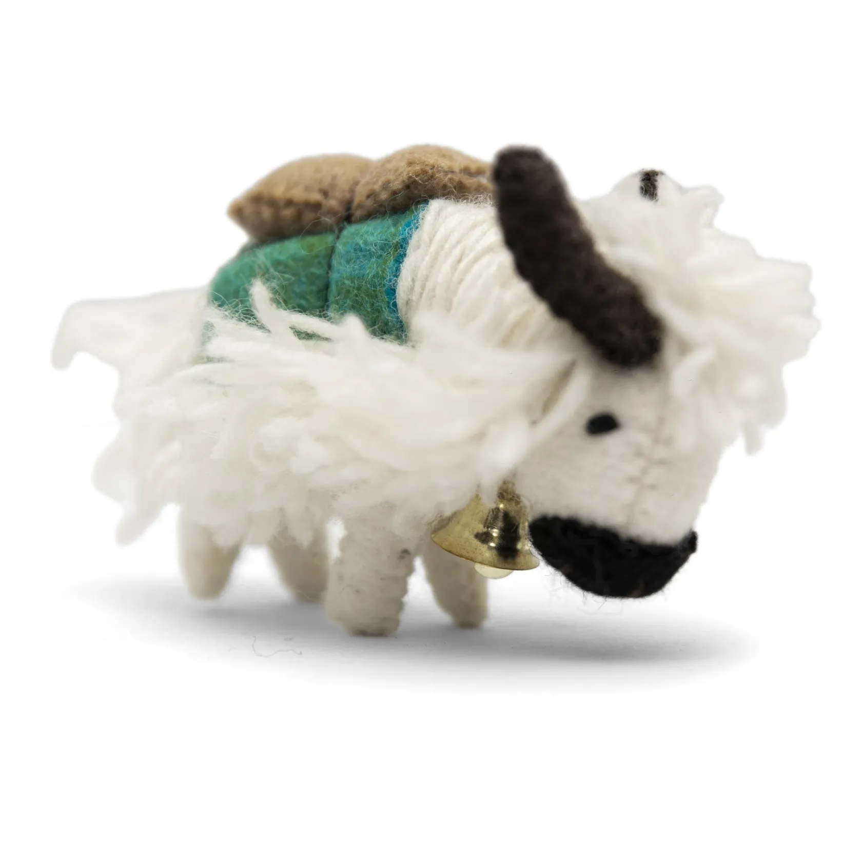 Animal de juguete de fieltro de yak, un regalo único y especial para cualquier ocasión, celebración de Navidad y Halloween, juguetes educativos Montessori