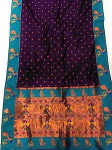 Paithani yumuşak ipek Saree toptan fiyat hindistan - Product Image 6