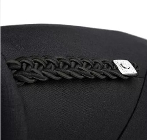 수제 남자의 스코틀랜드 왕자 찰리 킬트 재킷 5 버튼 웨딩 조끼 크기 34-54 내구성 코넷 악기 - Product Image 5