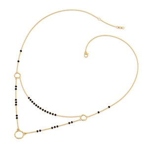14K altın Minimalist tasarım Regal Sita Women al Sutra kolye günlük giyim kolye zincirleri kadınlar için paslanmaz çelik takı - Product Image 5