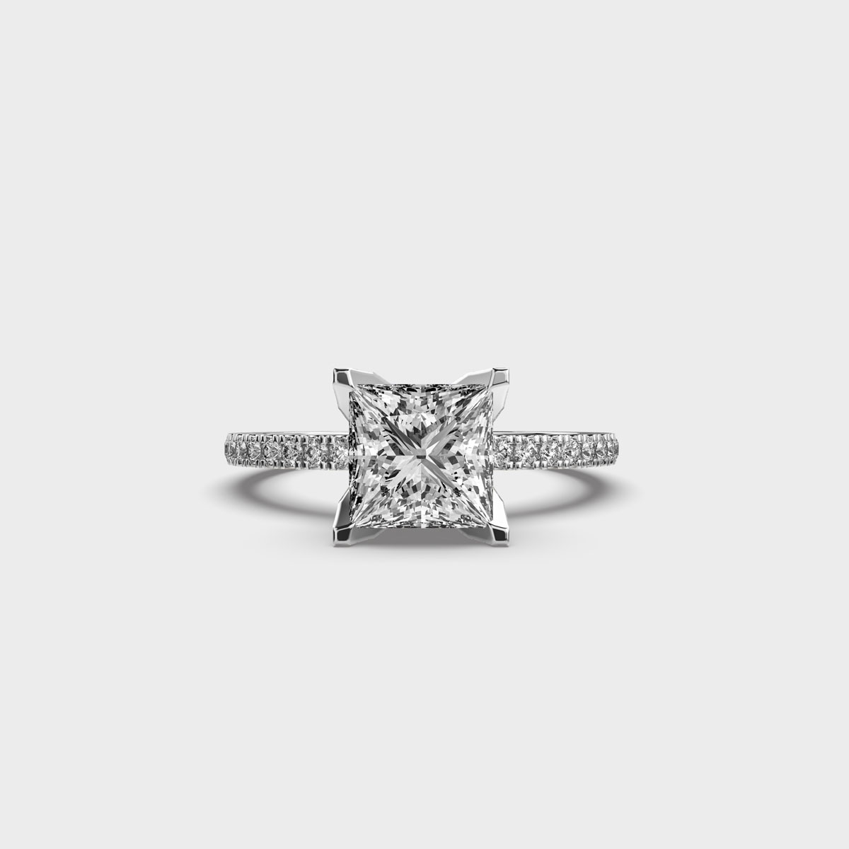 14k White Gold