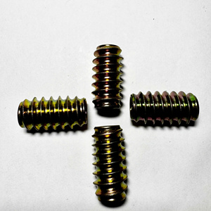 M 8X25 Mm Geel Verzinkte Vietnam Binnenste En Buitenste Tand Houten Inzetmoer Mannelijke En Vrouwelijke Draad Verbindingsmoeren Thv - Product Image 4