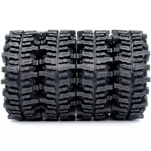 4x RC Soft Sticky <strong>1.9</strong> Mud Slingers <strong>Tires</strong> Tyre 120mm For RC Crawler SCX10 TRX4 - Product Image 2