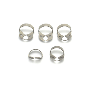 5 pezzi di gomma diga morsetti metallici senza ali Kit base riparatore molari superiori endodonzia dentale - Product Image 4
