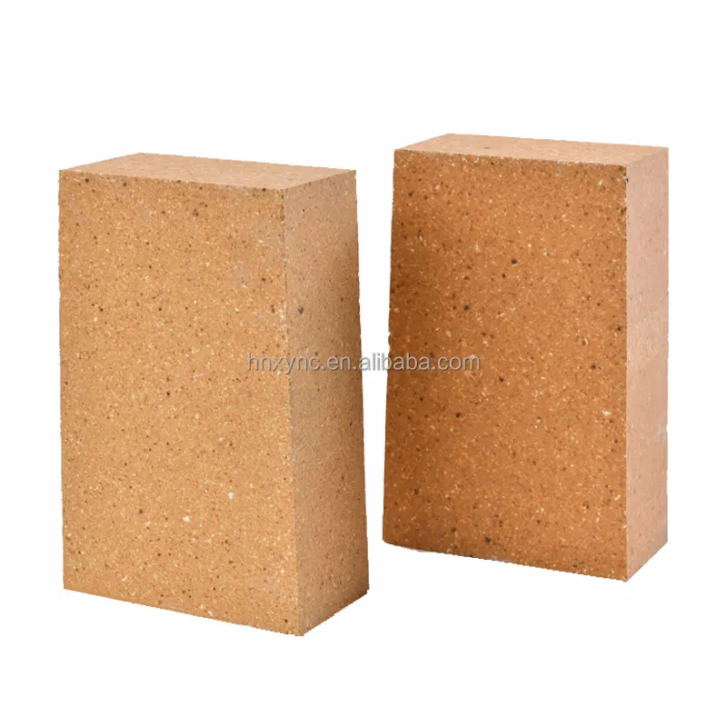 Briques réfractaires d'argile résistant au feu à hautes températures pour le four