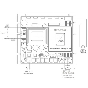 Entrada AC 220V salida DC 180V controlador de velocidad del Motor cepillado 10A 0-5V 0-10v señal de Control - Product Image 6