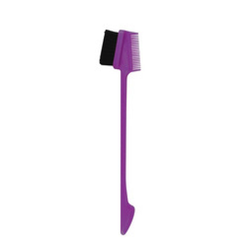 Three Head Eyebrow Brush Purple