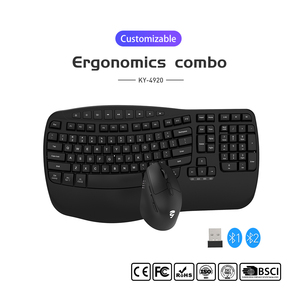 Combo de teclado y ratón para juegos de oficina en casa de moda de alta calidad último teclado y ratón universal USB rentable KEYCEO