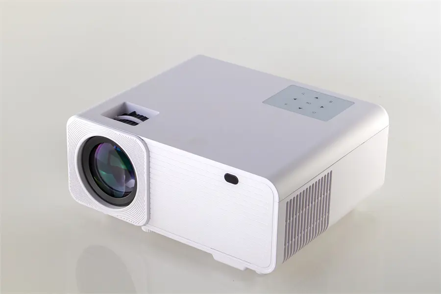 Neues Design Full HD 1080p hohe Helligkeit kleiner tragbarer LCD-Projektor htp Q6 Android-Projektor Mirrorcast Proyector