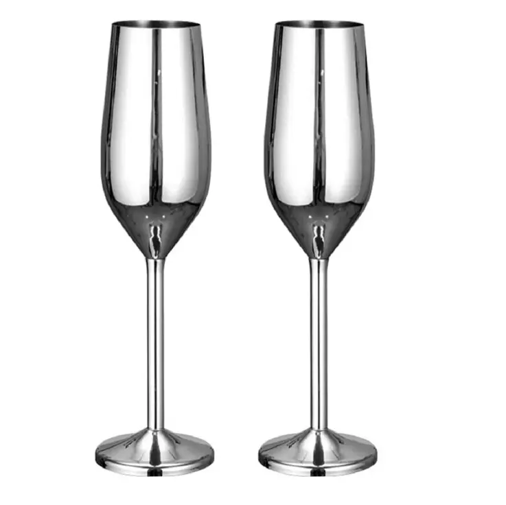 Design semplice in metallo bicchiere di vino coldrink accessori per utensili da cocktail bar per casa ristorante decorazione da tavolo drink ware regalo di nozze