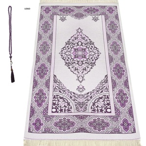 Müslüman ramazan için süper kaliteli pazen seccade kalın baskı halı kaymaz yumuşak malzeme kullanımı seccade s - Product Image 5