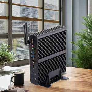 Partaker第11世代ファンレスミニPCCore i71165G7ゲーミングPCマイクロデスクトップコンピューターNUC4K HTPC 2 * DDR4 M.2 PCIe SSD Win 11 Pro - Product Image 1