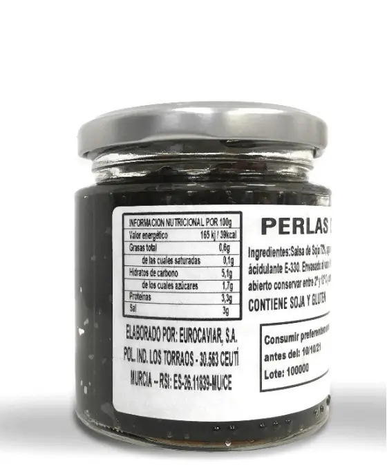 Migliore offerta salsa di soia spagnola da 200g in sfere per la vendita al dettaglio