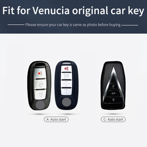 Venucia için çinko alaşım araba anahtarı durum kat tuşları T70 T90 T60 uzaktan Fob kabuk kapak anahtarlık koruyucu çanta anahtarlık aksesuarları - Product Image 2